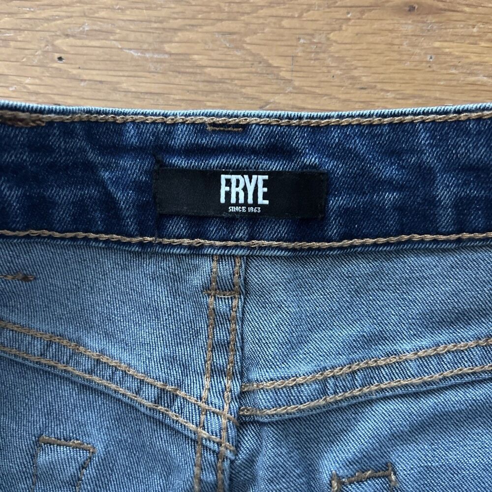 FRYE Women’s Straight Denim Jeans Women's Size 6/28 - Picture 3 of 8